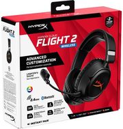 hyperx cloud flight 2 wl black gaming hs asyrmato over ear headset photo hyperx cloud flight 2 wl black gaming hs asyrmato over ear headset photo