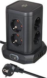 brennenstuhl polyprizo epitrapezios pyrgos 8 theseon 2xusb a 1xusb c kai diakopti photo