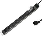 polyprizo rack 19 1u alu 6 soyko 16a 4000w me diakopti photo