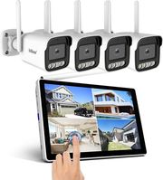 srihome 5mp wireless camera kit with 10 touch screen monitor nvs010 4ipc065 photo