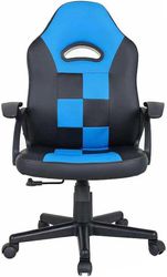 grc tech gaming chair chris blue black photo