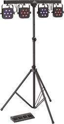 soundsation 4ledkit dj mpara me 7x3w led tricolor 4 par e261e 14kg 25676m3 photo