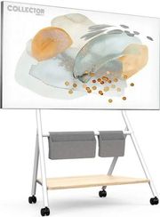 fitueyes collector tc78 floor tv stand white
