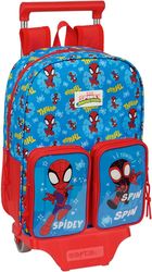 safta spidey trolley removable small backpack 34cm 612662185