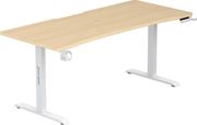 gaming desk anda seat desk extreme 18m adjustable height wood photo