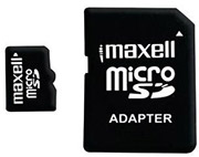 maxell micro sdxc 64gb class 10 with adapter photo
