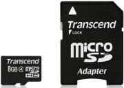 transcend ts8gusdhc4 8gb micro sdhc class 4 adapter photo
