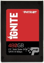 ssd patriot ignite 480gb 25 sata3 photo