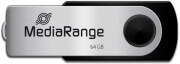 mediarange mr912 64gb usb 20 flash drive black silver photo
