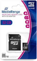 mediarange mr959 32gb micro sdhc class 10 with sd adapter photo