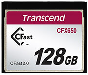 transcend ts128gcfx650 cfx650 128gb cfast 20 compact flash mlc nand photo