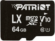 patriot psf64glx1mcx lx series 64gb micro sdxc uhs 1 v10 class 10 with sd adapter photo