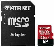 patriot pef128gep31mcx ep series 128gb micro sdxc u3 v30 a1 class 10 with sd adapter photo