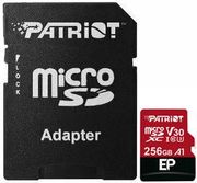 patriot pef256gep31mcx ep series 256gb micro sdxc v30 a1 class 10 with sd adapter photo