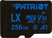 patriot psf256glx11mcx lx series 256gb micro sdxc v10 a1 class 10 with sd adapter photo