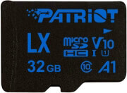 patriot psf32glx11mch lx series 32gb micro sdhc v10 a1 class 10 with sd adapter photo