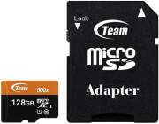 team group tusdx128guhs03 micro sdxc w adapter 128gb hc uhs 1 photo