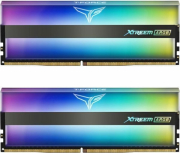 ram team group tf10d416g3200hc16cdc01 t force xtreem argb 16gb 2x8gb ddr4 3200mhz rgb black photo