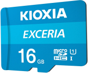kioxia lmex1l016gg2 exceria 16gb micro sdhc uhs i u1 with adapter photo