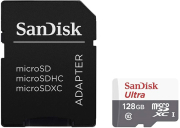 sandisk sdsqunr 128g gn6ta ultra 128gb micro sdxc uhs i class 10 sd adapter photo