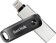 sandisk sdix60n 064g gn6nn ixpand go 64gb usb 30 type a and lightning flash drive photo