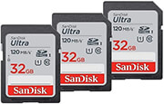 sandisk sdsdun4 032g gn6im ultra 32gb sdhc uhs i class 10 3 pack photo sandisk sdsdun4 032g gn6im ultra 32gb sdhc uhs i class 10 3 pack photo