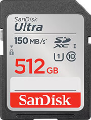 sandisk sdsdunc 512g gn6in ultra 512gb sdxc uhs i u1 class 10 photo