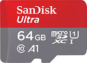 sandisk sdsquab 064g gn6ma ultra 64gb micro sdxc uhs i u1 a1 sd adapter photo