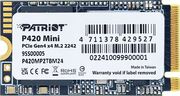 ssd patriot p420 mini 2tb nvme pcie gen4 x4 m2 2242 p420mp2tbm24 photo