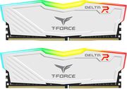 ram teamgroup t force delta rgb 16gb 2x8gb ddr4 3200mhz cl18 dual kit white tf4d416g3200hc16cdc01 photo