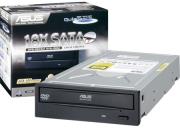 asus dvd e818at sata black white retail photo