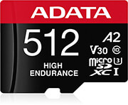 adata ausdx512gui3v30sha2 ra1 high endurance 512gb micro sdxc uhs i u3 v30 photo