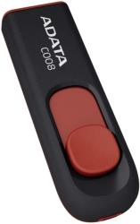 adata classic c008 8gb usb20 flash drive black red photo