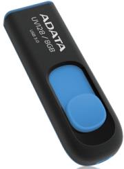 adata dashdrive uv128 8gb usb30 flash drive black blue photo