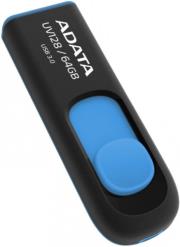 adata dashdrive uv128 64gb usb 32 flash drive black blue photo