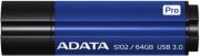 adata as102p 64g rbl s102 pro 64gb usb 32 flash drive blue photo
