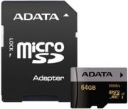 adata premier pro 64gb micro sdxc uhs i u3 class10 with adapter photo