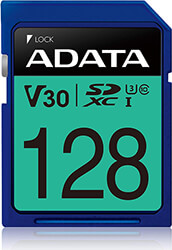adata asdx128gui3v30s r premier pro sdxc 128gb uhs i u3 v30s class 10 retail photo