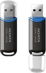 adata ac906 64g rbk classic c906 64gb usb20 flash drive black photo