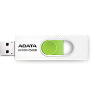 adata auv320 256g rwhgn uv320 256gb usb 32 flash drive white green photo