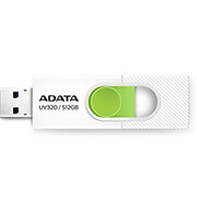 adata auv320 512g rwhgn uv320 512gb usb 32 flash drive white green photo