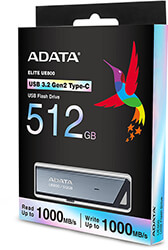 adata aeli ue800 512g csg ue800 512gb usb 32 gen 2 type c flash drive