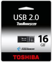 toshiba transmemory mini suruga 16gb usb20 flash drive black photo
