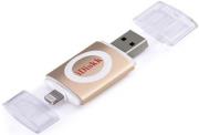 idiskk 30 16gb lightning to usb flash idrive external storage gold photo