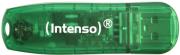 intenso 3502460 rainbow line 8gb usb20 flash memory green photo