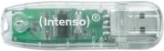 intenso 3502480 rainbow line 32gb usb20 flash memory transparent photo