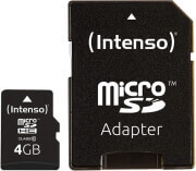 intenso 3413450 micro sdhc 4gb class 10 with adapter photo