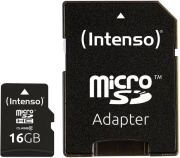 intenso 3413470 micro sdhc 16gb class 10 with adapter photo