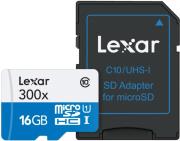 lexar high performance 300x micro sdhc 16gb uhs i class 10 sd adapter photo