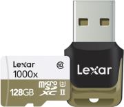 lexar professional 1000x micro sdxc 128gb uhs ii class 3 usb 30 reader photo